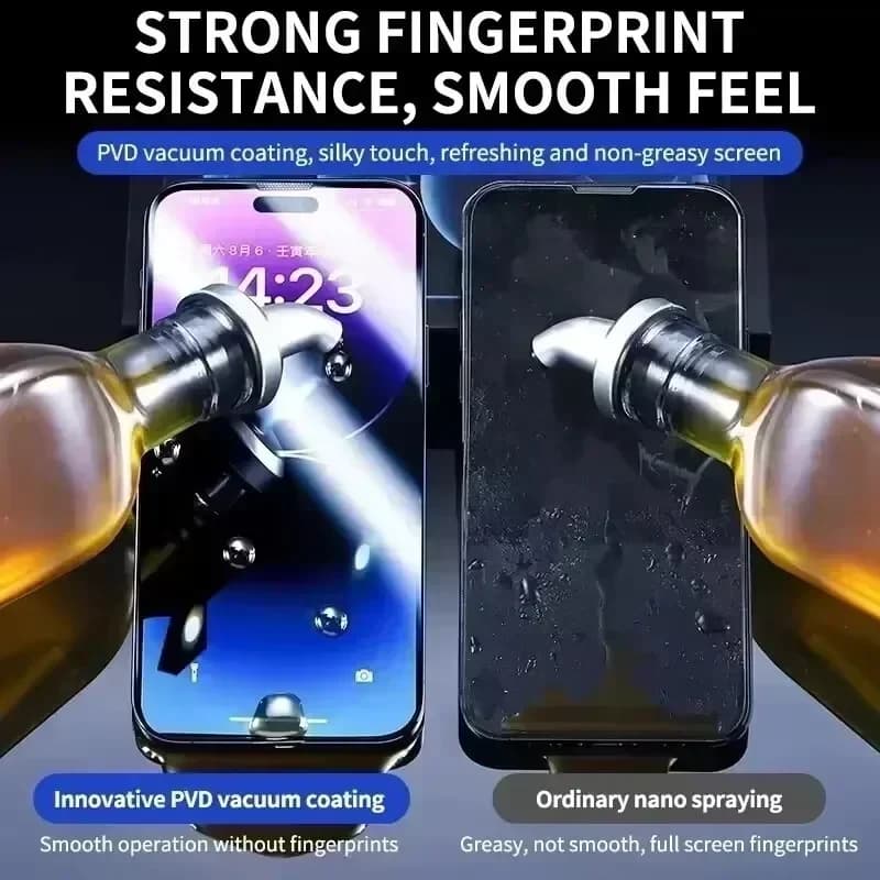 3Pcs Dust Free Installation Privacy Screen Protector For iPhone 16 15 14 13 12 11 Pro Max Mini XS X 17 15 16 Plus Anti-spy Glass - 6