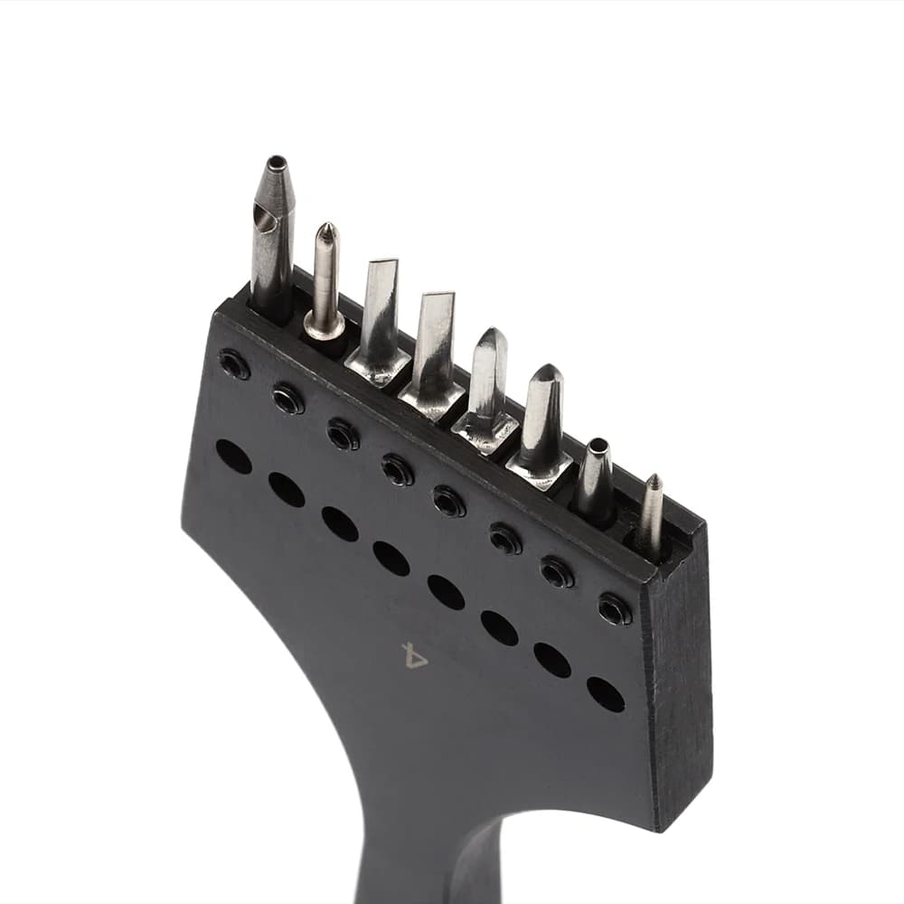 أدوات ثقب الجلد من WUTA للجيل الثالث، رؤوس قابلة للاستبدال، ثقب دائري، نمط فرنسي، إزميل، وأدوات جلدية - اصنعها بنفسك - 6