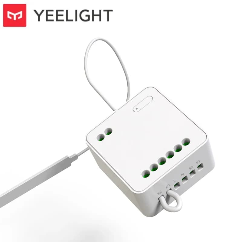 وحدة تحكم مزدوجة ييليت الذكية 220V تحكمRelay لاسلكي ثنائي الاتجاه للمنزل الذكي مناسب لتطبيق منزل مي