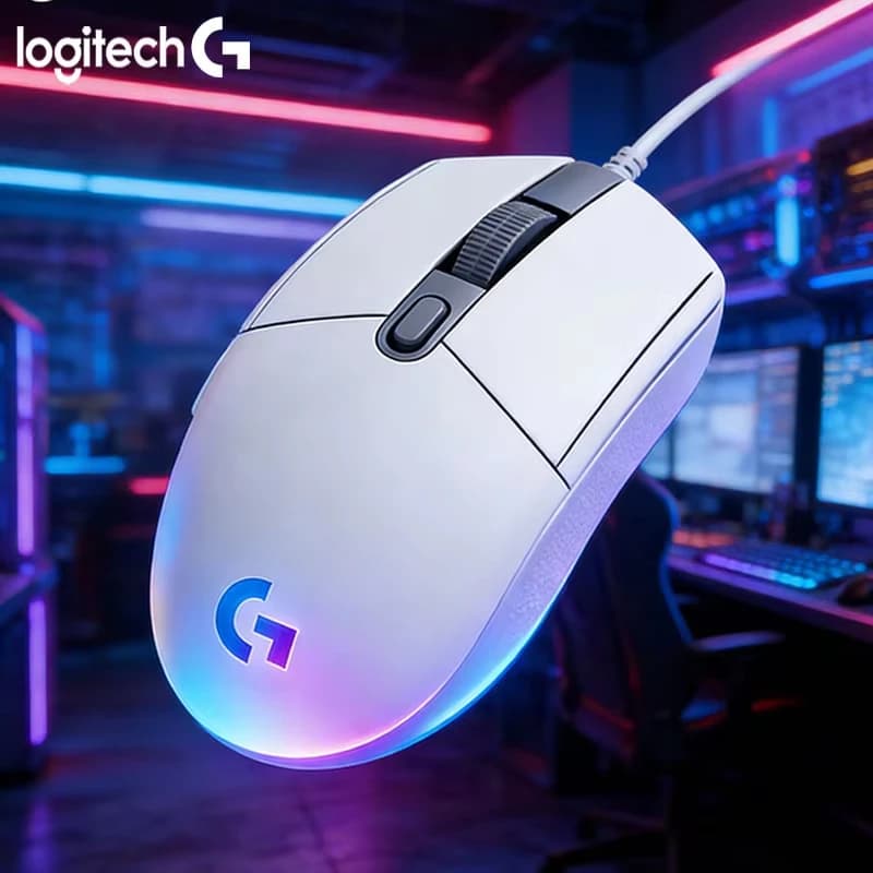 ماوس الألعاب اللاسلكي Logitech G304 بدقة عالية LIGHTSPEED مستشعر Hero 12000 DPI ماوس كمبيوتر محمول للاعبين