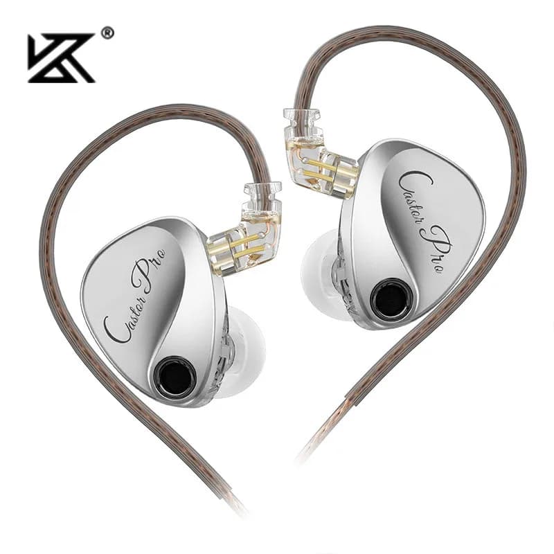 سماعات أذن KZ Castor PRO 2DD ديناميكية عالية الجودة قابلة للضبط تضع معيارًا جديدًا لجودة صوت Hfi سماعات باس
