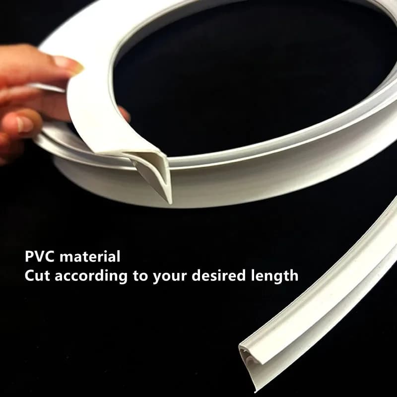 10M Ceiling Corner Line Wall Trim Strip Self-adhesive Skirting Decor Line Home Wall Anticollision Molding Line DIY Wall Sticker - 2