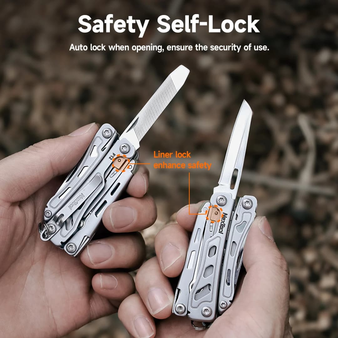 2025 New NexTool Mini Flagship F12 Multi Tool 13 In 1 Folding EDC Multitool Screwdriver Pliers File Ruler Outdoor Camping Tools - 6