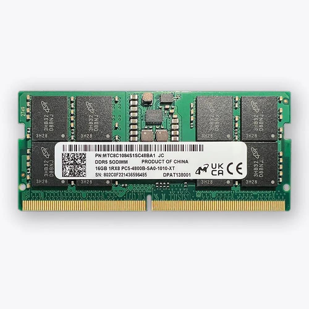 ذاكرة كمبيوتر محمول DDR5 من Crucial Micron، 16GB، 32GB، 8GB، 4800MHz، 5600MHz، SODIMM، 262Pin، PC5-38400، 44800، لـ Intel و AMD - 2