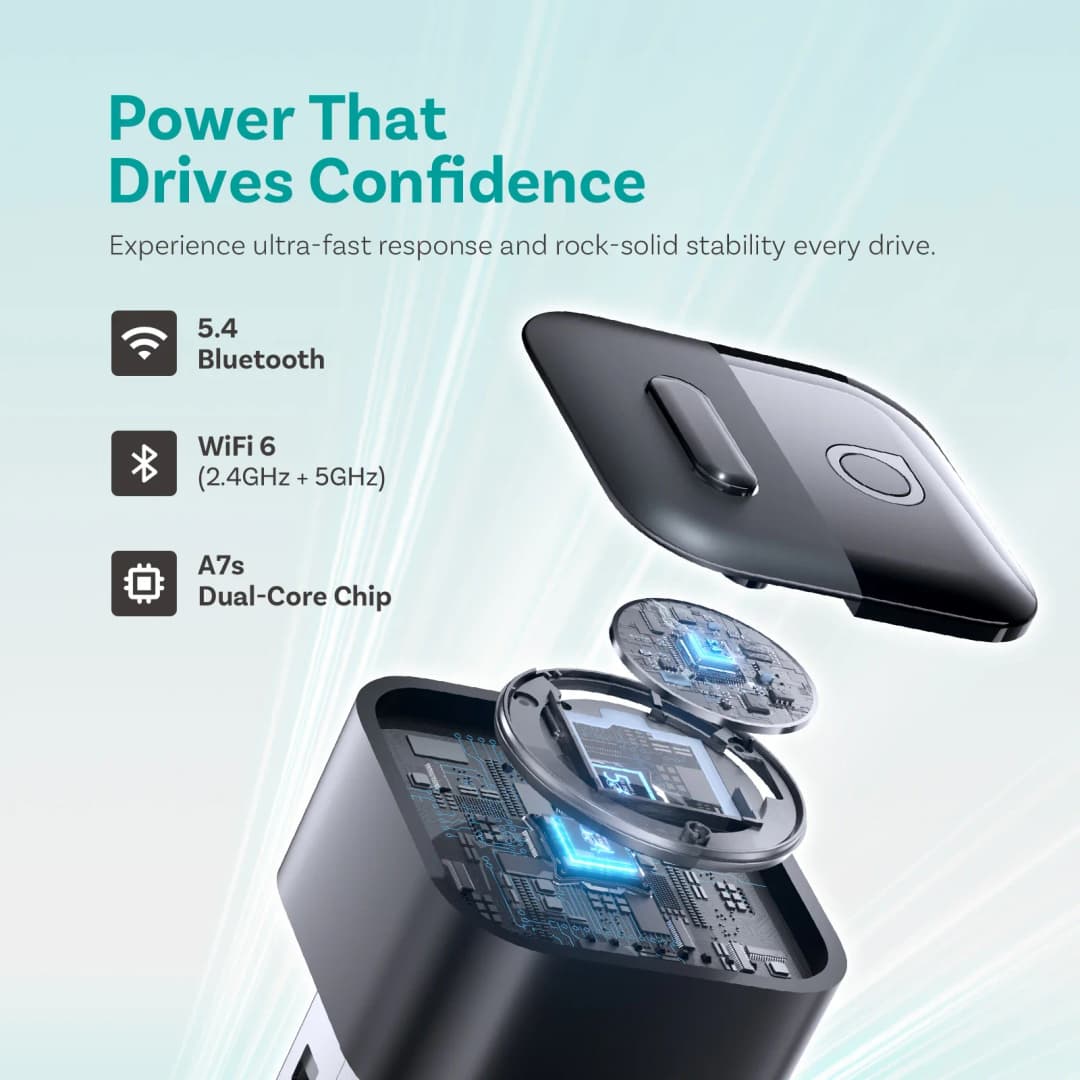 OTTOCAST Mini Pico 2in1 Wireless CarPlay Wireless Android Auto Adapter Wifi 6.0 Plug and play Dongle for 98% of the cars - 3