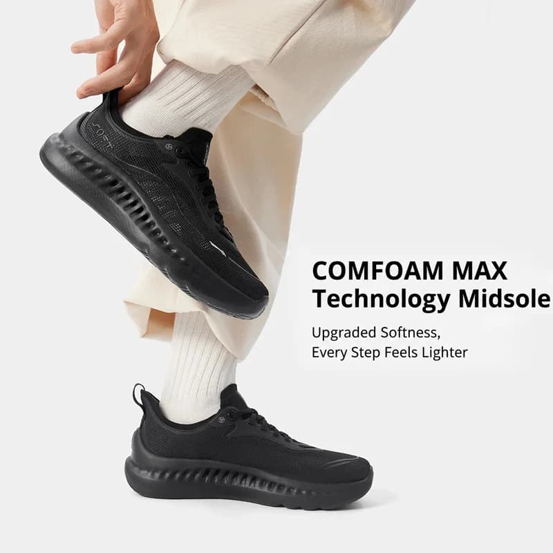 Li-Ning Men's SOFT COOL 2 Lifestyle Shoes COMFOAM MAX Cushion COOL SHELL Breathable Support LiNing Casual Sneakers AGLV009 - 2