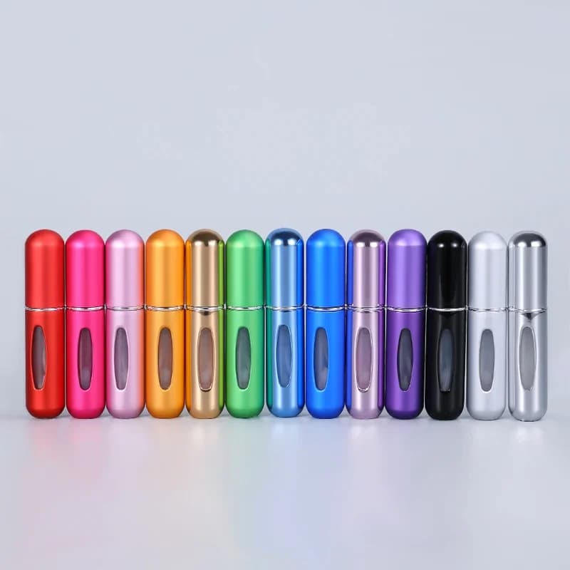5/8ml Refillable Perfume Spray Atomizer Aluminum Perfume Spray Scent Pump Perfume Atomizer Refillable Mini Bottle for Travel - 4