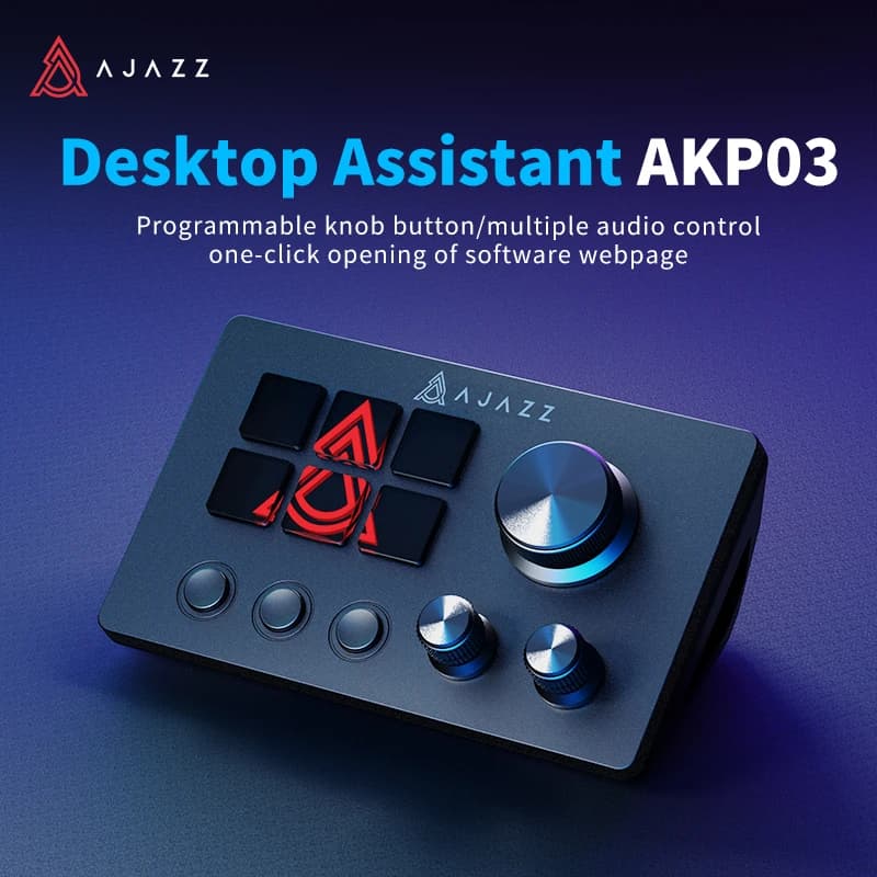 Ajazz AKP03E/153E Programmable Macro Keyboard  Mechanical Gaming Keyboard Custom Button Mini Keyboard For Multiple Scenario - 2