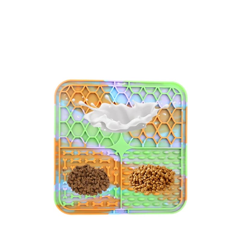 Pet Lick Silicone Mat for Dogs Pet Slow Food Plate Dog Bathing Distraction Silicone Dog Sucker Food Training Dog Feeder Supplies - 5