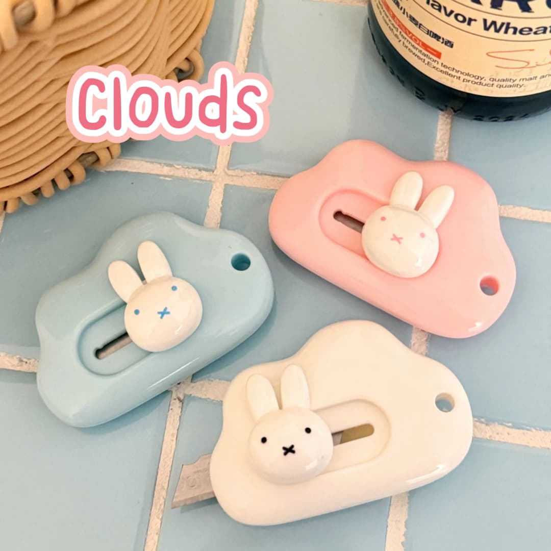 1/3 Pcs Cute Miffy Art Knife Cartoon Portable Student Paper Cuttings Small Knife Miffy Merchandise - 3
