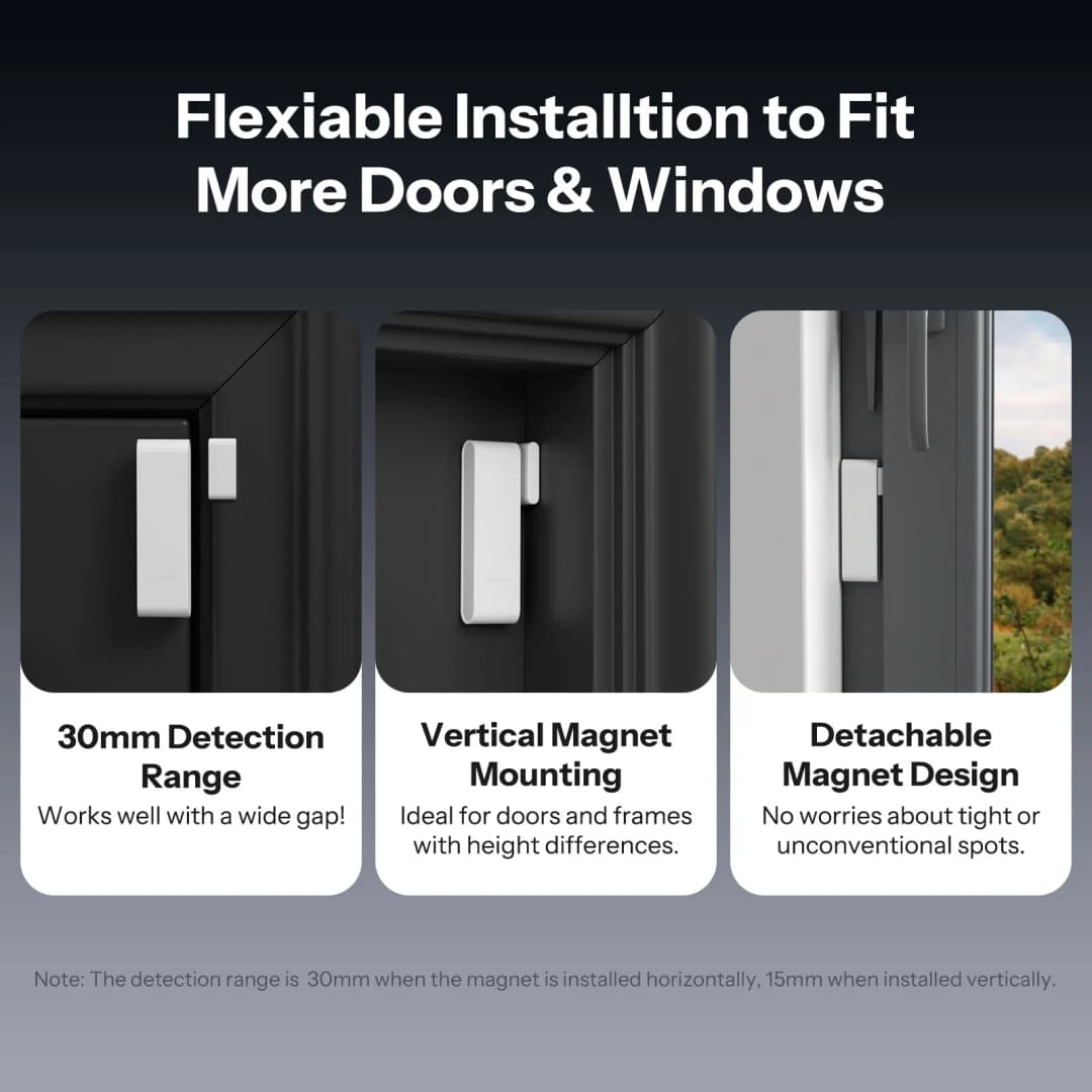 SONOFF SNZB-04PR2 SenseGuard DW Gen2 Zigbee Door/Window Sensor Active Security With Tamper Alerts Matter Bridge Via Apple Home - 5