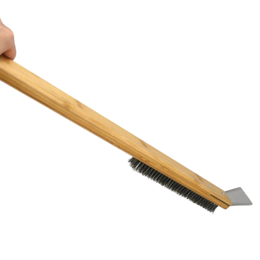 1 قطعة/الوحدة جديد المحمولة فرن البيتزا فرشاة تنظيف طويلة سهلة التنظيف شعيرات صلبة فرشاة شواء لتنظيف شواية فرن البيتزا - 2