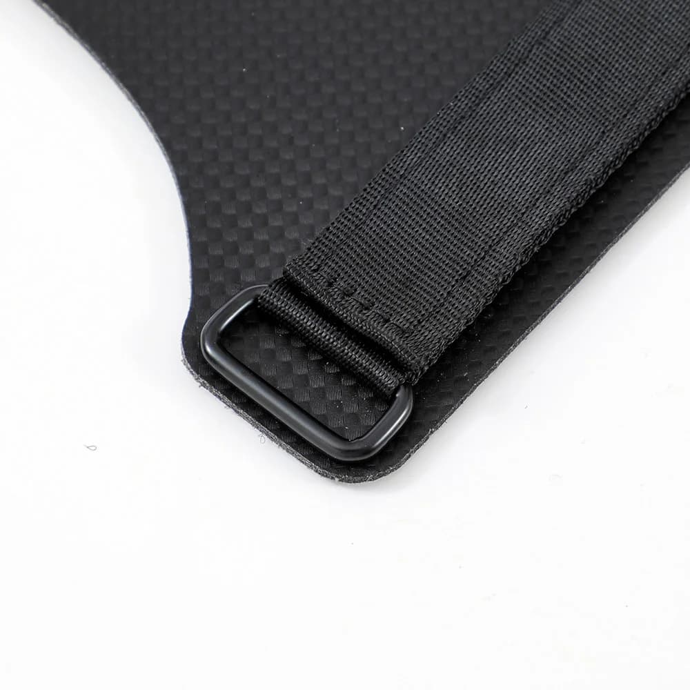 زوج من قبضات اليد الكربونية بدون ثقوب للأصابع لتمارين الكروس فيت السحب التدريب المتقاطع الكيتل بيل الجمباز حامي راحة اليد - 3