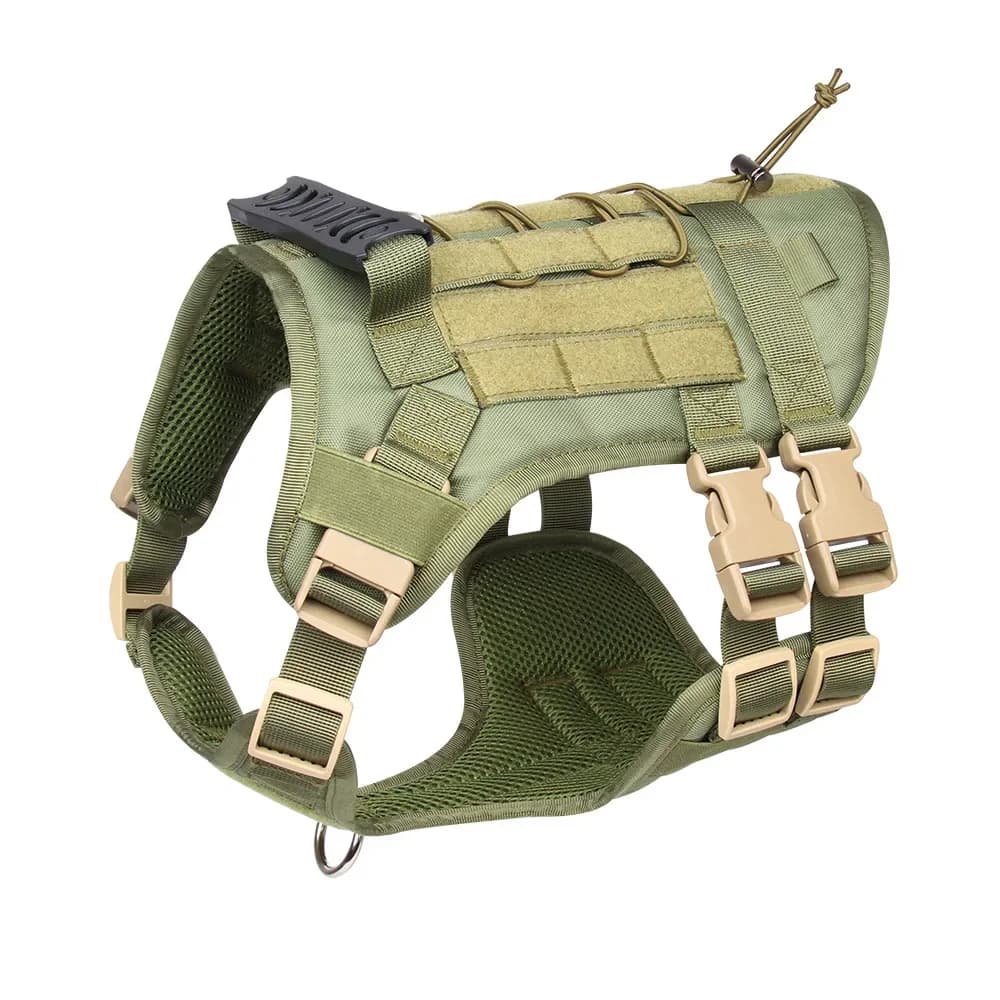 Military Large Dog Harness Pet German Shepherd Training Vest Tactical Dog Harness And Leash Set For Dogs Accessories - 4