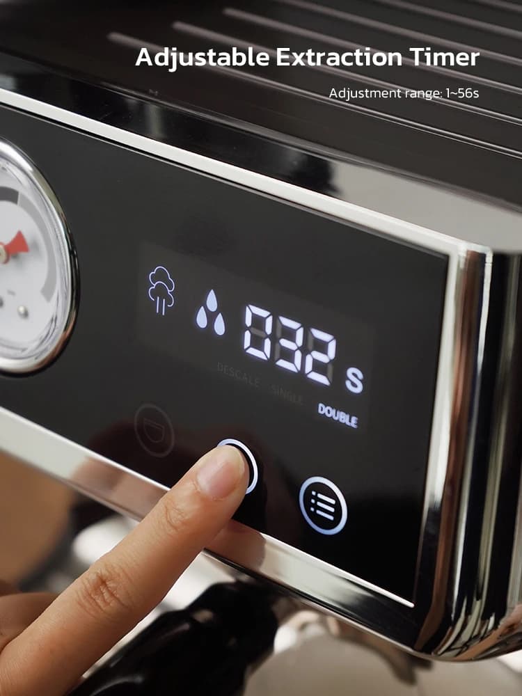 نظام غلاية مزدوجة HiBREW Barista Pro 20Bar، آلة قهوة من الحبوب إلى الإسبريسو مع مجموعة كاملة للمقهى والفندق والمطعم H7A - 5