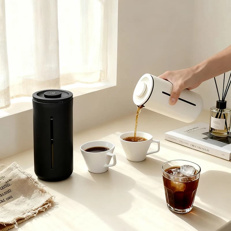 مكبس قهوة فرنسي من TIMEMORE، صانع قهوة وشاي، سعة 450 مل، 15 أونصة، شبكة من الفولاذ المقاوم للصدأ عالية الكثافة، زجاج مقاوم للحرارة