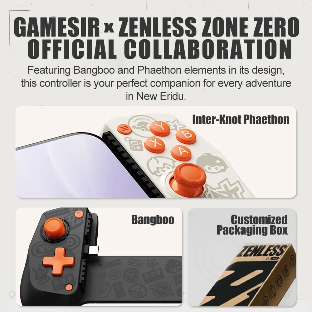 GameSir X5 Lite Zenless Zone Zero Edition Mobile Gamepad for iPhone 17 16 15 Android iPad Mini Y700 Tablet Controle para Celular - 4