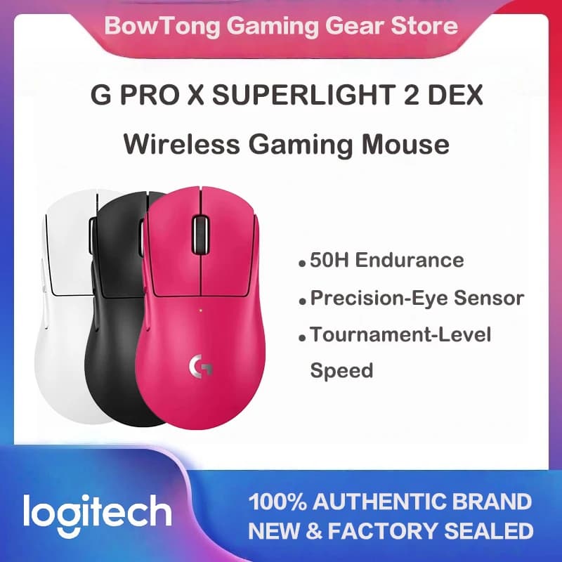 ماوس الألعاب اللاسلكي Logitech G GPW 4 Eagle Eye، الجيل الرابع من GPW للرياضات الإلكترونية، ماوس ميكانيكي ثنائي الوضع مريح وخفيف الوزن للغاية، G