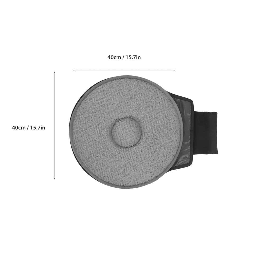 Car Seat Cushion Portable Soft Breathable 360 Degree Rotation Seat Cushion for Elderly Pregnant Women Rotating Car Seat Cushion - 4
