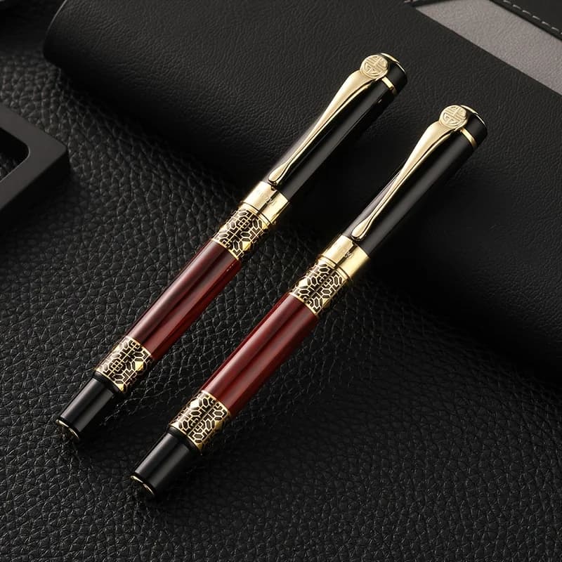 4pcs/set High Quality Luxury Ballpoint Pen Metal Elegant for School Office Christmas Father's Day Mother's Day Birthday Gifts - 4