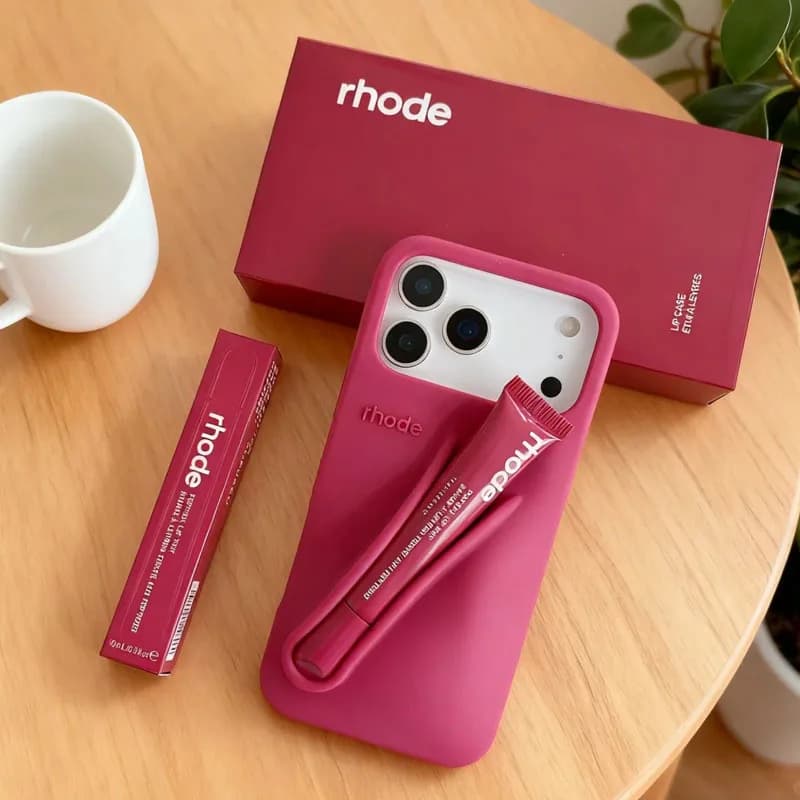 Hot Brand Lemontini Phone  Case for IPhone 11 12 13 14 15 16 Pro Max Plus 17 Air Makeup Lip Gloss Silicone Cover with Lip Glaze - 3