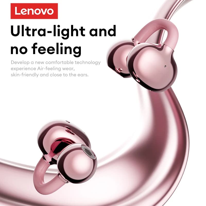 اختيار سماعات أذن Lenovo LE302 OWS مشبك أذن سماعات أذن لاسلكية منخفضة الكمون مكالمة HD سماعات بلوتوث موسيقى HiFi رياضية عصرية - 5