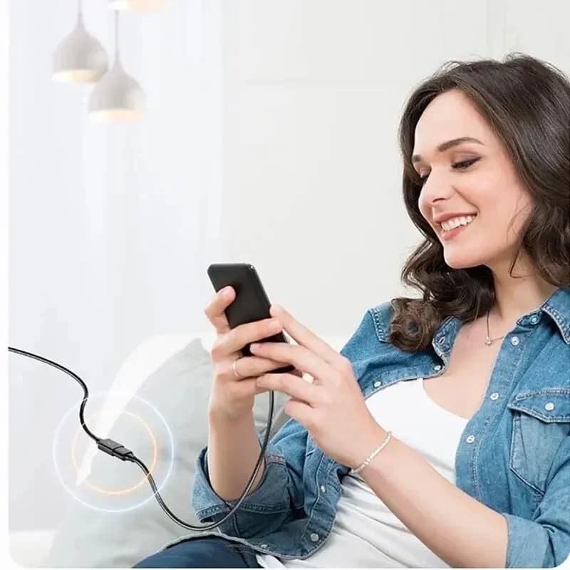 كابل تمديد USB 2.0، كابل بيانات من ذكر إلى أنثى، مناسب للكمبيوتر والتلفزيون والأقراص الصلبة المحمولة - 2