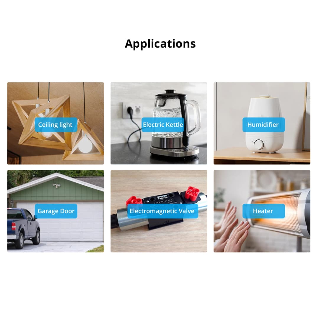 سونوف BASICR4 مفتاح واي فاي للمنزل الذكي ريليه مفتاح إضاءة قاطع عالمي مؤقت تحكم عن بعد عبر eWeLink متوافق مع أليكسا وأليس وجوجل هوم - 6