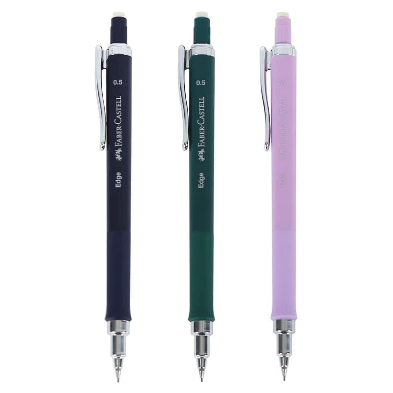 قلم رصاص ميكانيكي FABER-CASTELL 0.5 مم، قلم رسم تلقائي مع قبضة ناعمة، لوازم مدرسية للطلاب - 5