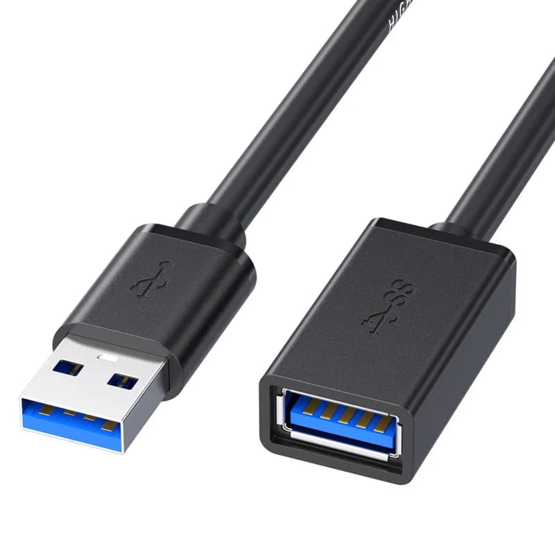 0.5/1/2/3/5 متر USB تمديد كابل 3.0 سلك بيانات لأجهزة الكمبيوتر المحمول التلفزيون SSD USB 3 0 ذكر إلى أنثى موصل طابعة كاميرا الكمبيوتر