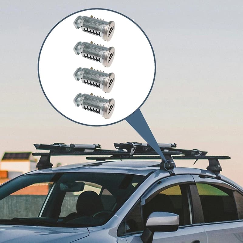 Roof Rack Locks And Keys Lock Core Parts Lock Cylinder Kits For Car Rack System Roof Luggage Rack Accessories - 3