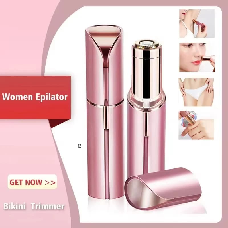 Portable Lipstick Shaped Electric Hair Remover For Women Painless And Effective Facial Hair Removal Home Razor Shaver Tool - 2