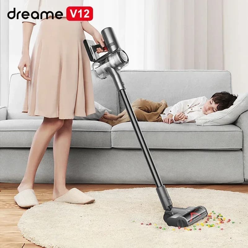 Dreame V12 Wireless Vacuum Cleaner 27000Pa LED Display All In One Dust Collector Floor Carpet Quality Robot Aspirator For HOME - 4