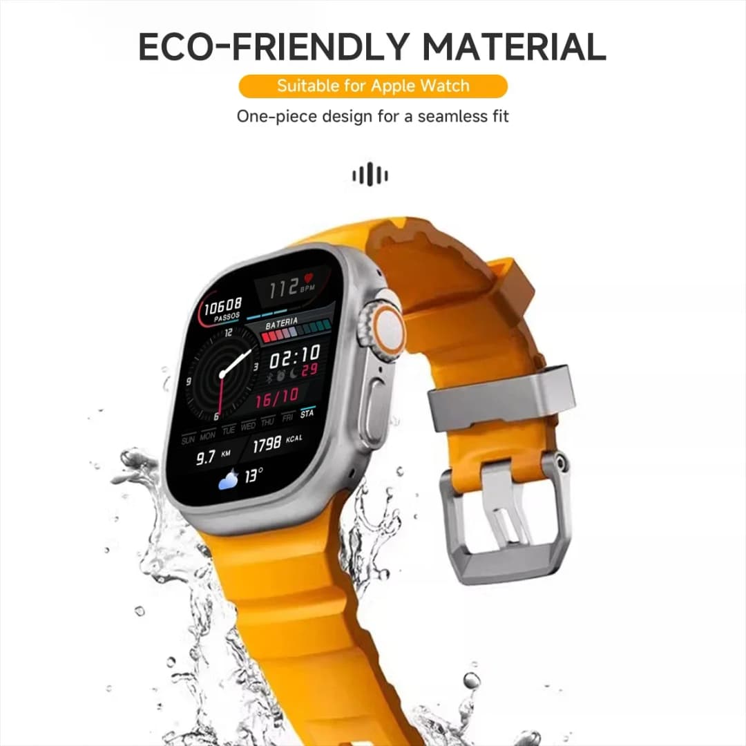 Fluorescence Silicone Strap for Apple Watch Ultra 2 49mm Series 10 46mm 9 8 7 45mm Sport Band Bracelet Iwatch 6 SE 5 4 44mm 42mm - 4