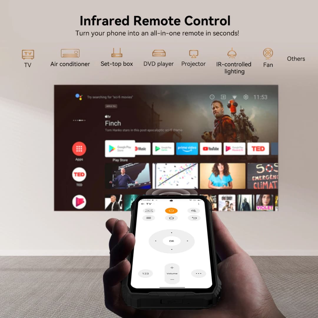 هاتف ذكي متين Blackview XPLORE 2 5G، شاشة 6.73 بوصة AMOLED، بطارية 20000mAh شحن سريع 120W، كاميرا 50MP، هاتف محمول خارجي - 5