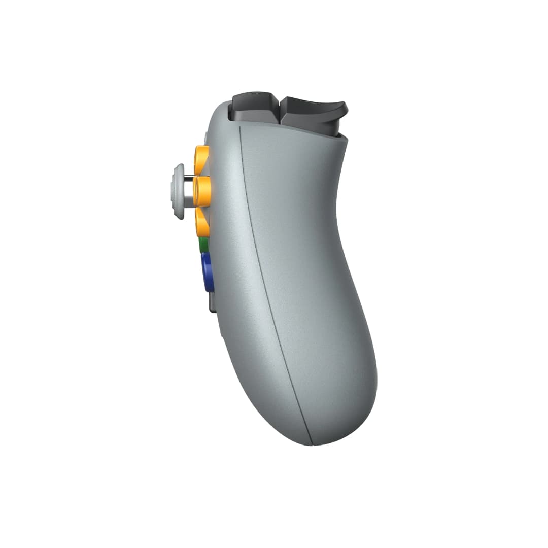 وحدة تحكم ألعاب لاسلكية 8BitDo N64 2.4G مع تأثير هول، يد تحكم مع محول لجهاز N64، تناظري 3D، متوافق مع ويندوز - 3