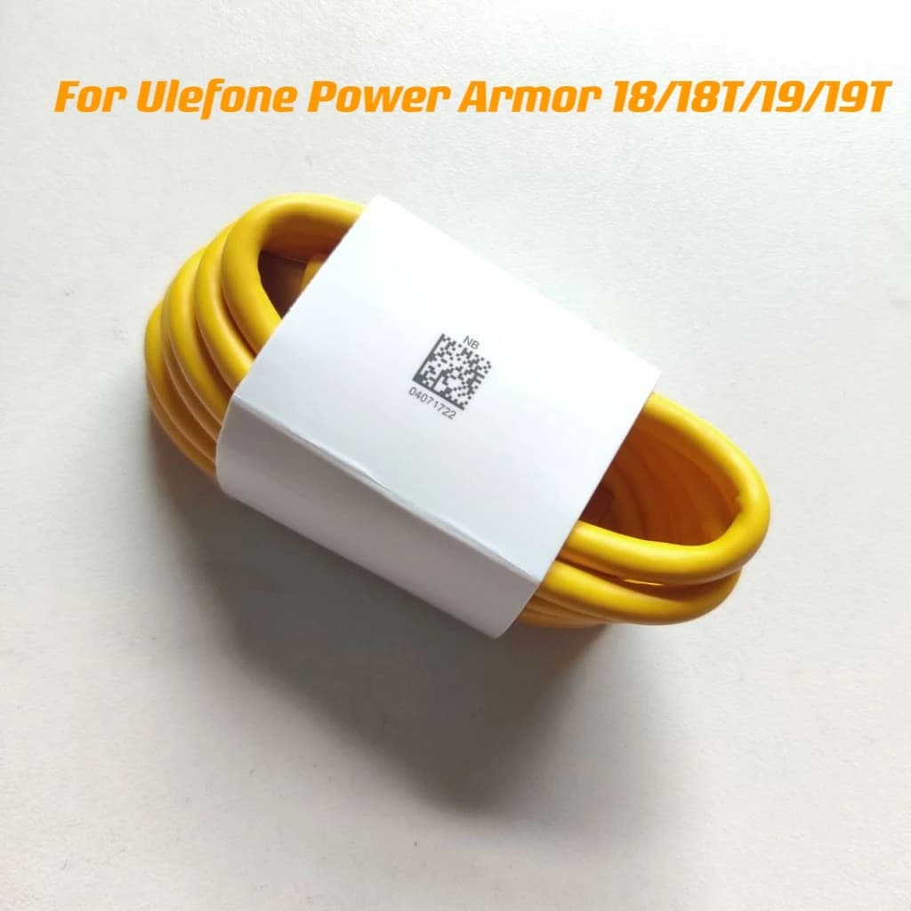 Original New Ulefone Power Armor 18 18T 19 19T 24 33 30 Pro Cell Andriod Phone Official USB Cable Data Line