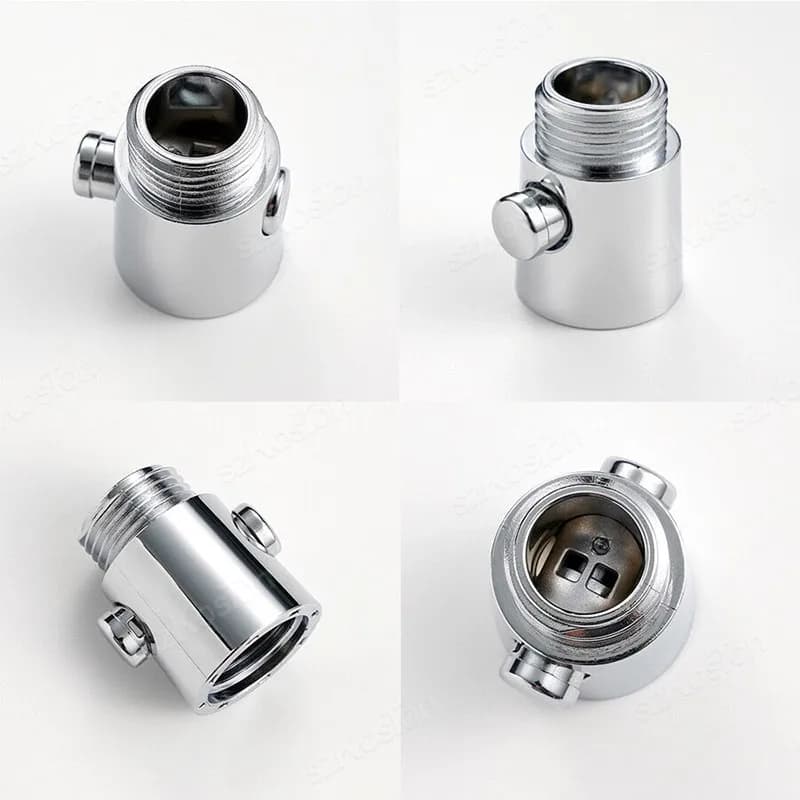 Shower Head Control Switch Shut Off Stop Valve Handheld Shower Head Bidet Sprayer Pipe Water Saving Valve Bathroom Accessories - 5