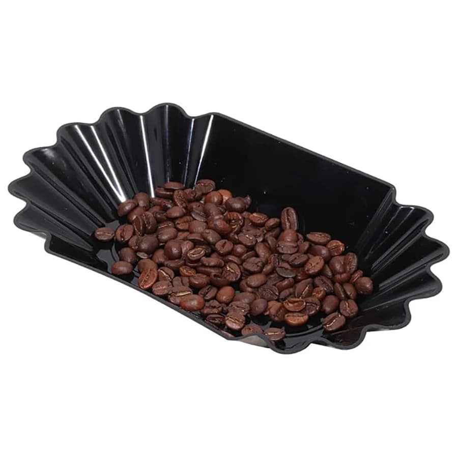 صينية عينات حبوب القهوة، طبق عرض حبوب القهوة، صينية عينات بيضاوية، حاوية تخزين، صينية تقديم متعددة الوظائف للمنزل
