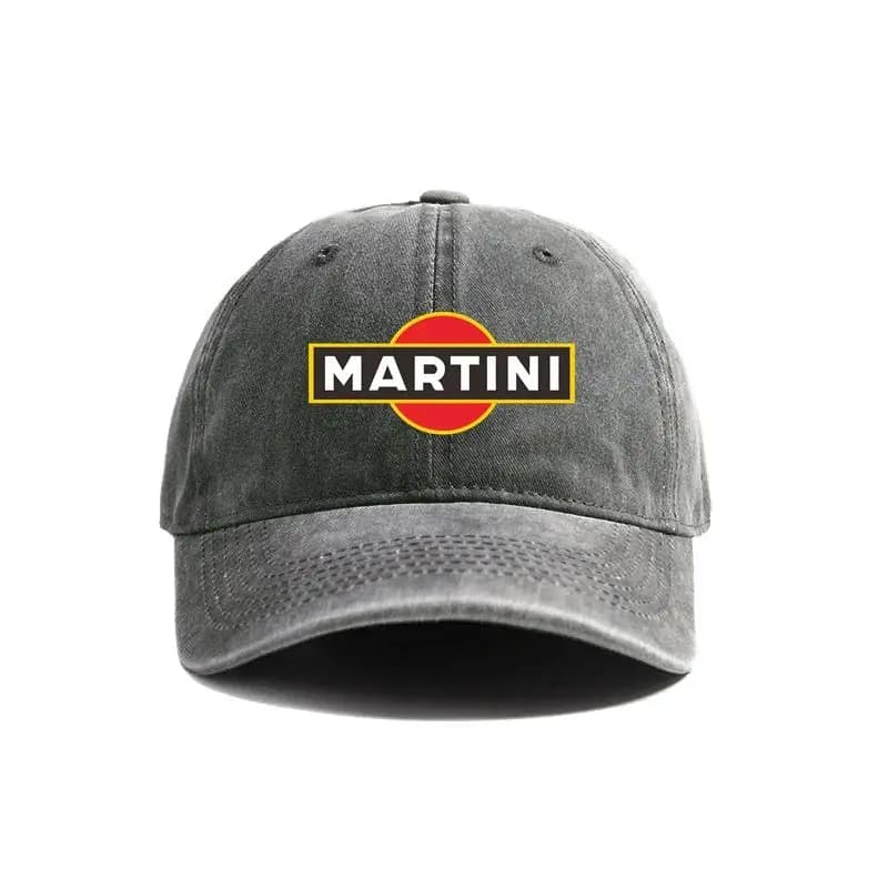 Martini Racing Baseball Caps Distressed Hats Cap Men Women Retro Outdoor Summer Adjustable Dad Hats - 3