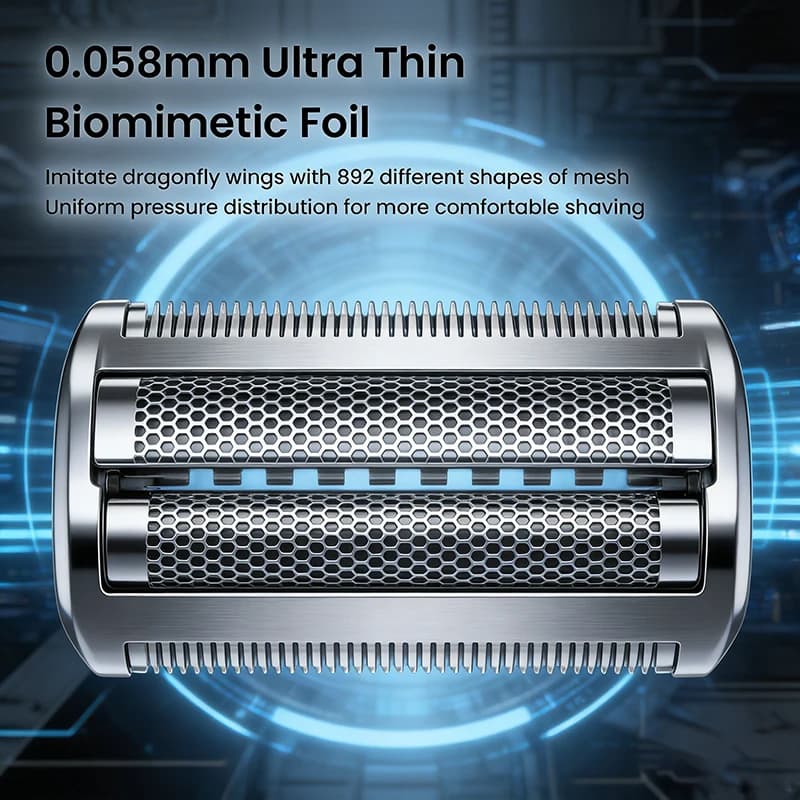 Braun M1012 Electric Shaver Dual Shaving Wet Dry Trimmer Rechargeable Waterproof Portable Shaver Gift For Lover And Husband - 3