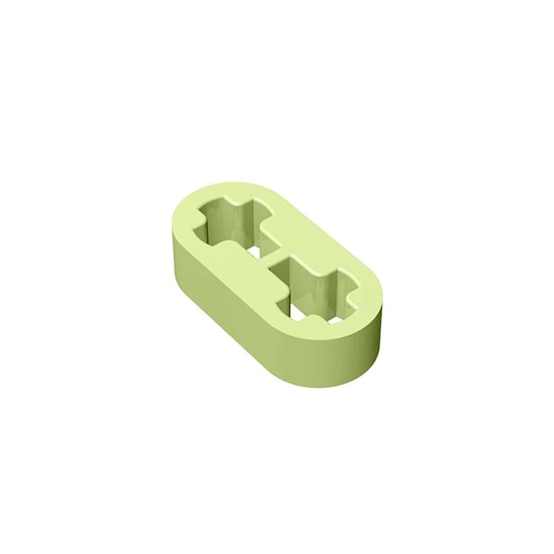 Gobricks MOC يجمع الجسيمات 41677 44862 شعاع رفع عالي التقنية 1 × 2 مكعبات بناء رقيقة للأطفال ألعاب احتياطية تعليمية ذاتية الصنع - 3