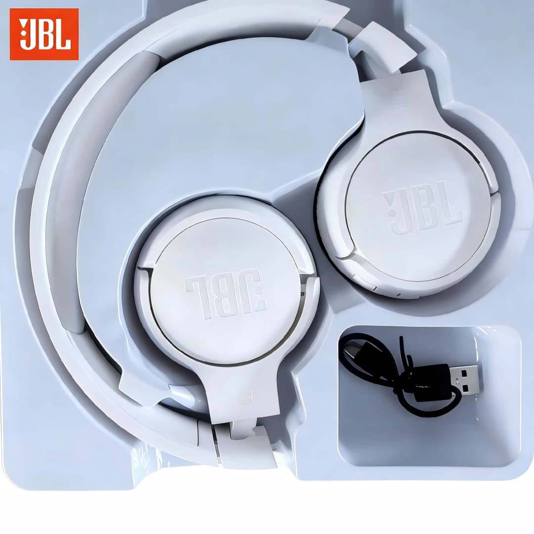 JBL Tune 510 BT سماعات بلوتوث لاسلكية صوت هاي فاي بيور باس شحن سريع عمر بطارية طويل سماعة محمولة T510 BT - 4
