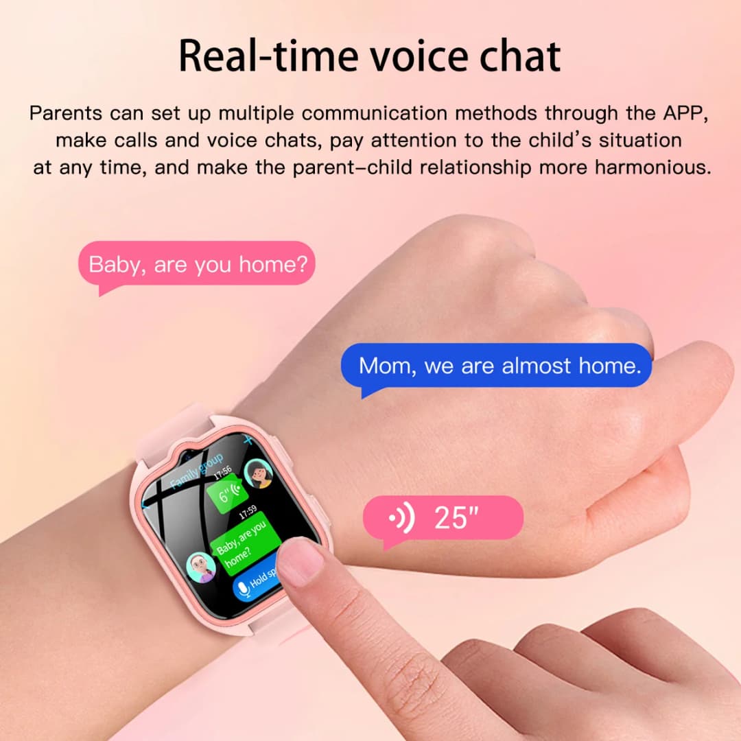 ساعة Blackview Z30 للأطفال الذكية، ساعة هاتف للأطفال، LBS+WiFi+GPS ثلاثية AI لتحديد المواقع، مكالمة فيديو 4G، ساعة ذكية لساعة الهاتف - 3