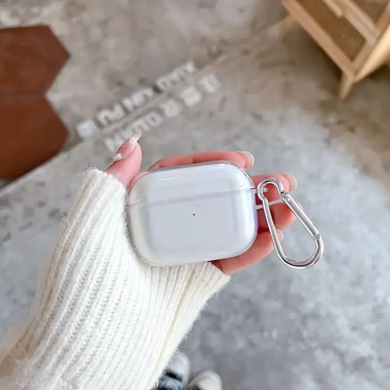 غطاء شفاف مقاوم للصدمات من TPU الناعم والواضح لسماعات Airpods Pro 2022 وAirpods 4 2024، غطاء واقي لسماعات Airpods 1 و2 و3 و2021 - 3