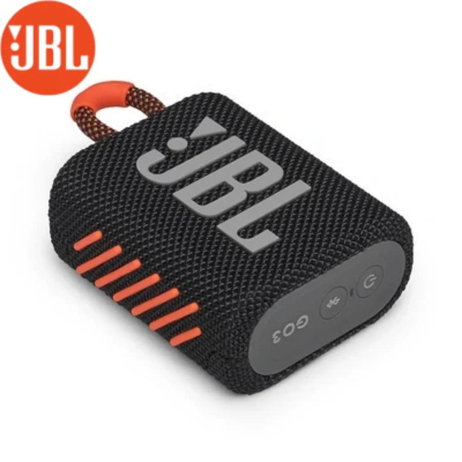 سماعة بلوتوث لاسلكية JBL GO3 صغيرة مقاومة للماء والغبار IP67 بطارية تدوم 7 ساعات صوت نقي محمولة للتخييم والمشي والسفر - 2