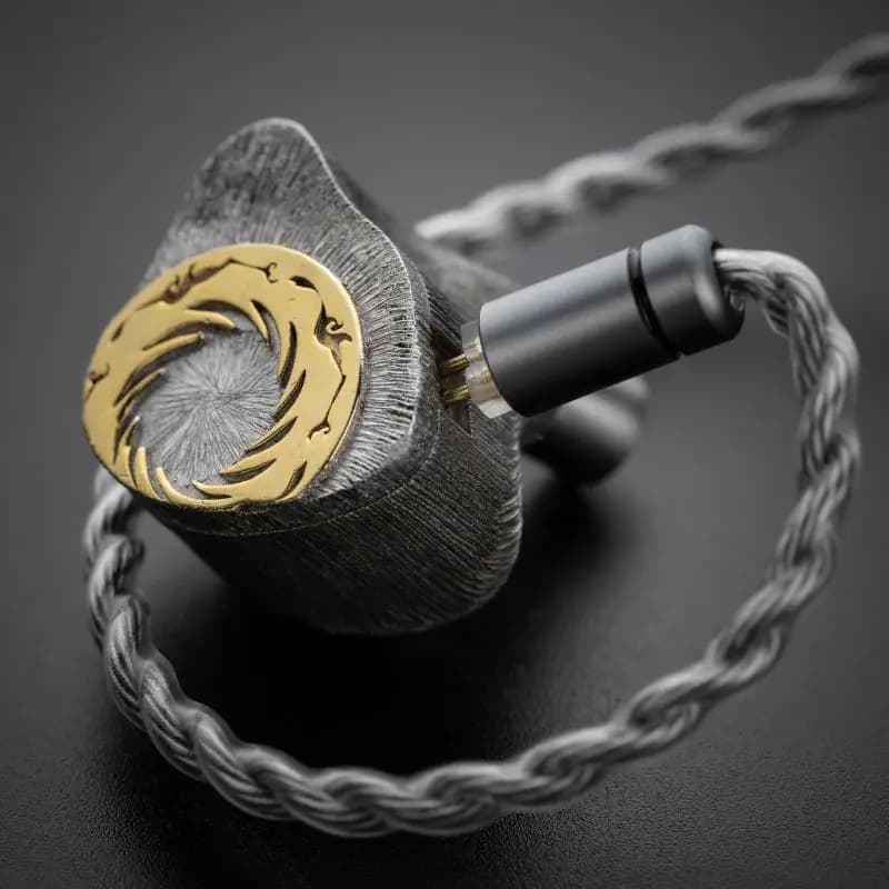 MOONDROP MC2 microphone upgrade cable 3.5mm 0.78mm 2pin oxygen-free copper and silver plating - 4