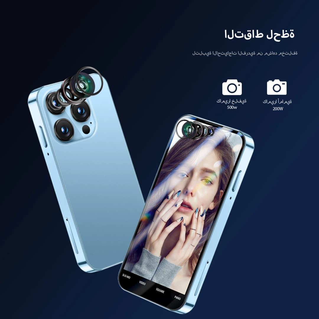هاتف ذكي صغير SERVO 19PRO شبكة 4G نظام أندرويد 12 ذاكرة وصول عشوائي 6 جيجابايت ذاكرة قراءة فقط 128 جيجابايت متجر بلاي جي بي إس OTG شاشة 3.88 بوصة شريحتين - 3