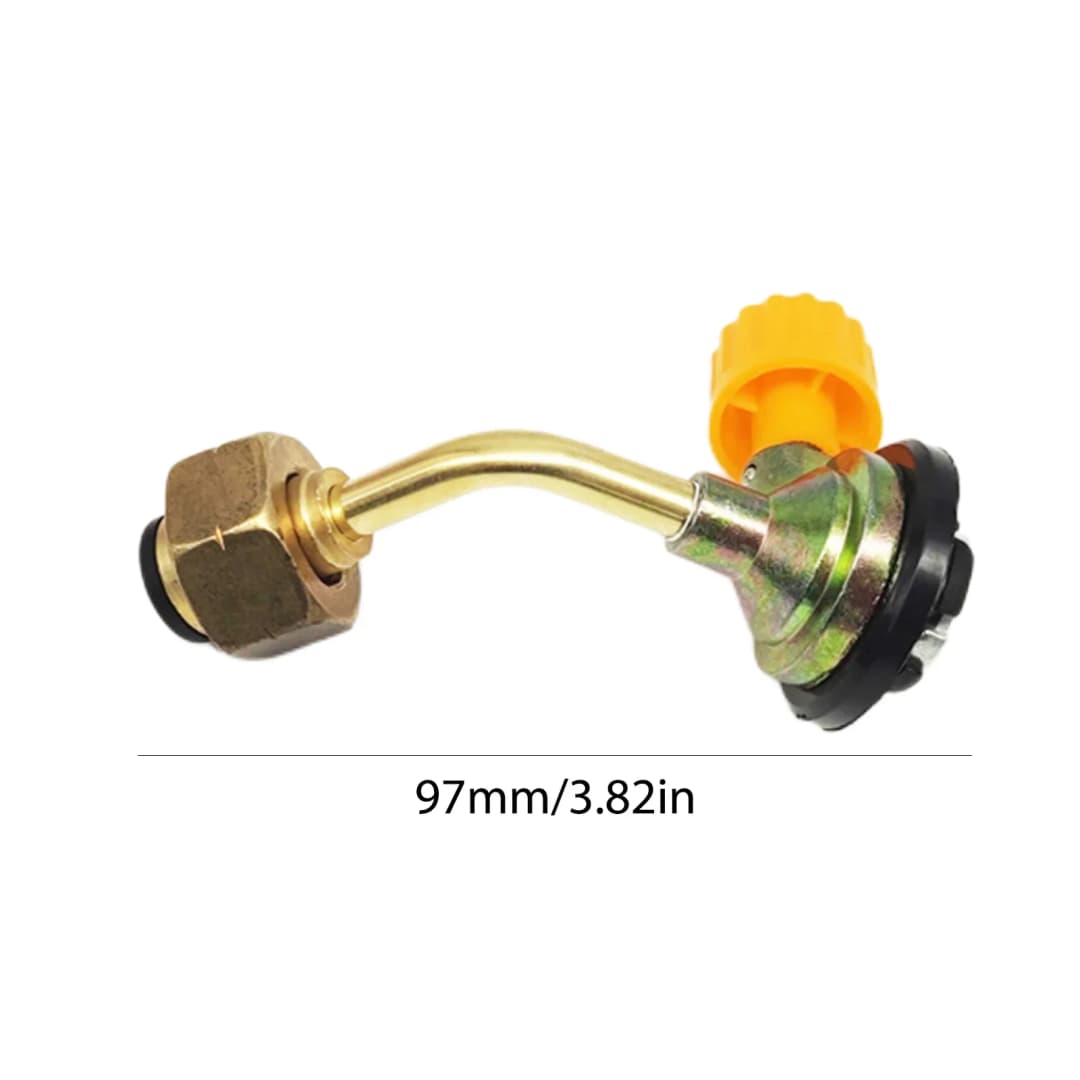 1PCS Gas Butane Cylinder Tank Charging Valve Refill Direct Connector Adapter For Outdoor Camping Picnic Cylinder Filling Adapter - 6