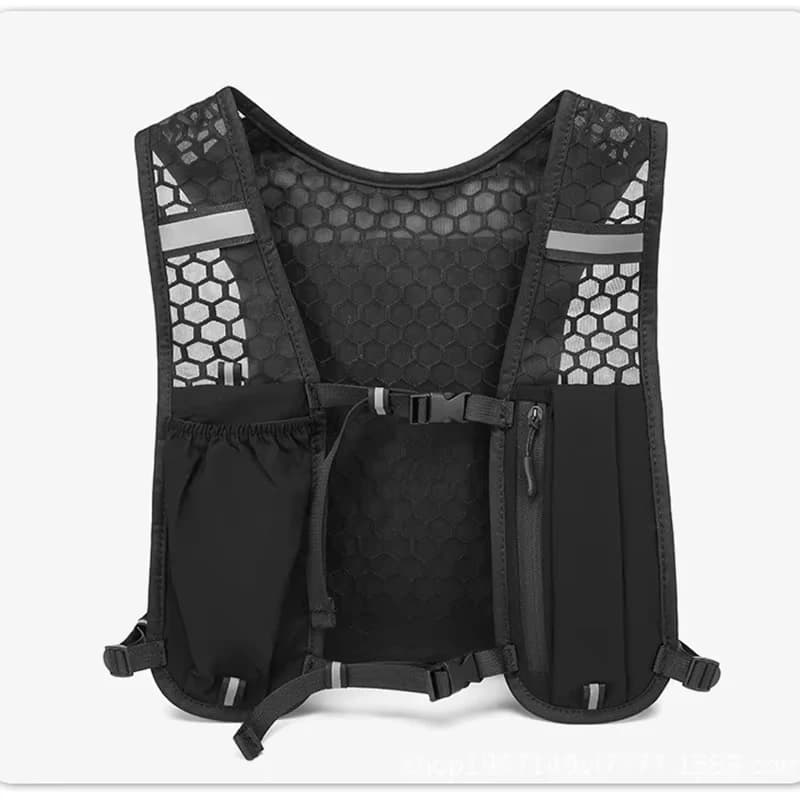 Lightweight Ergonomic Running Hydration Vest, Reflective Water Bottle Backpack for Cycling Walking Kayaking Outdoor Sports - 6